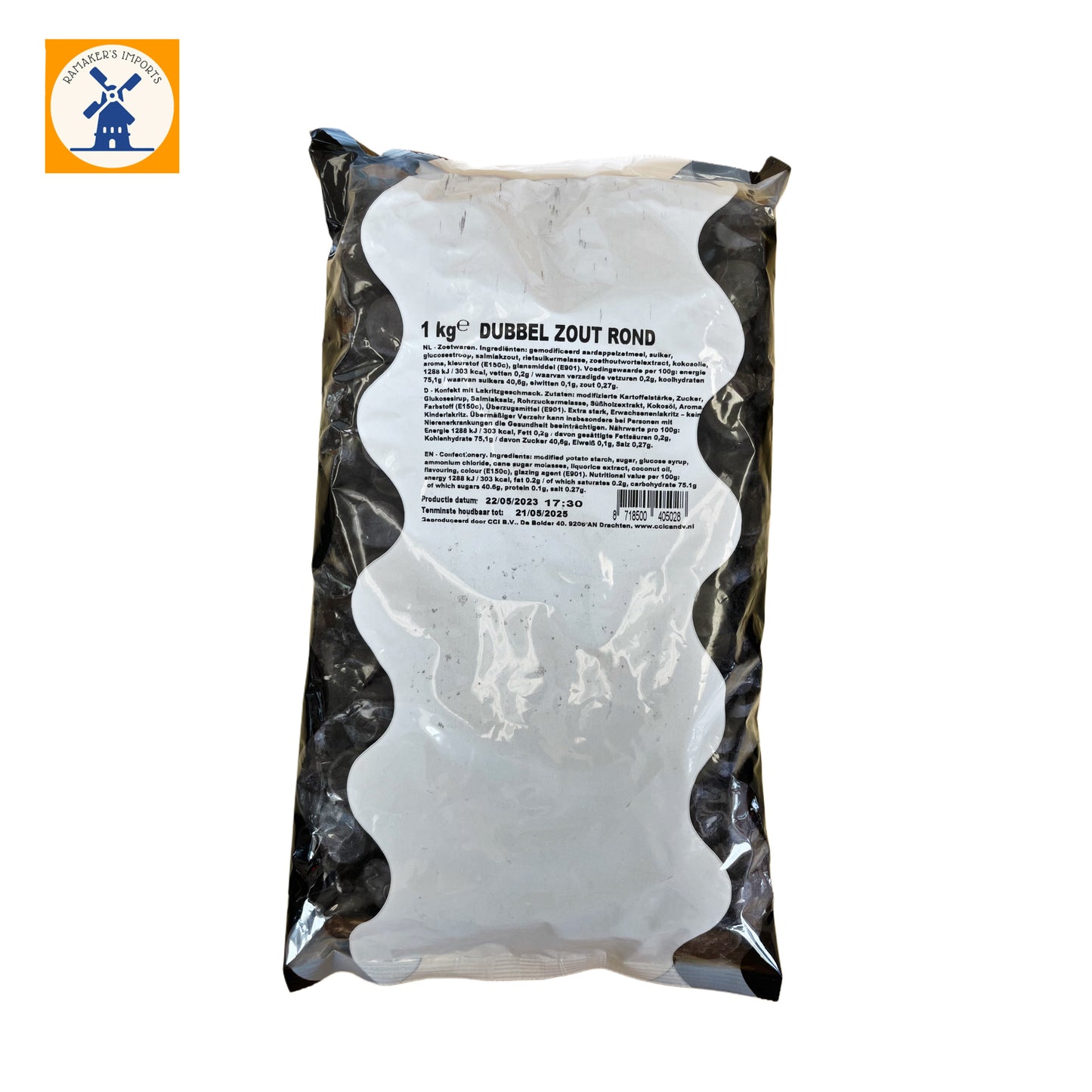 K&H Dubbel Zout Rond