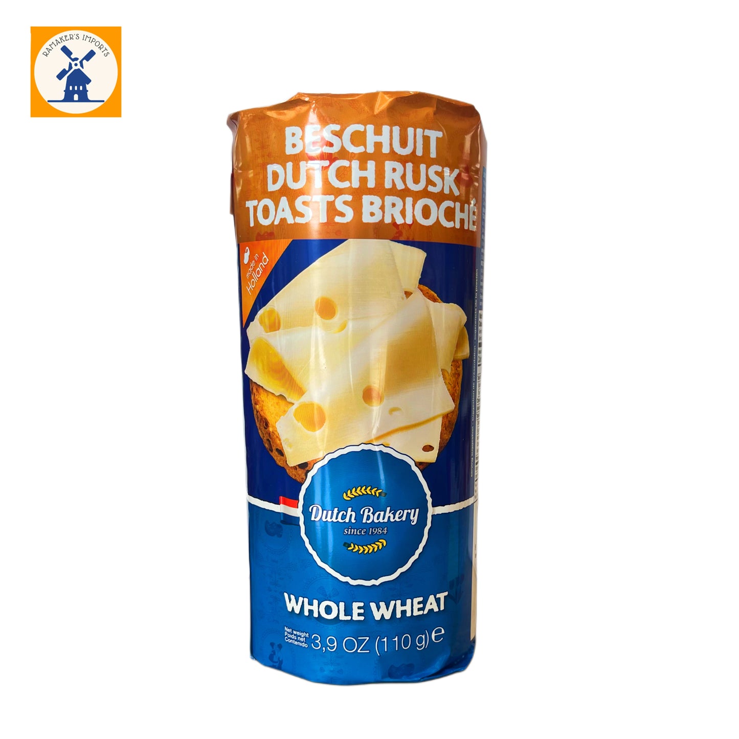 Dutch Bakery Whole Wheat Rusk/Beschuit