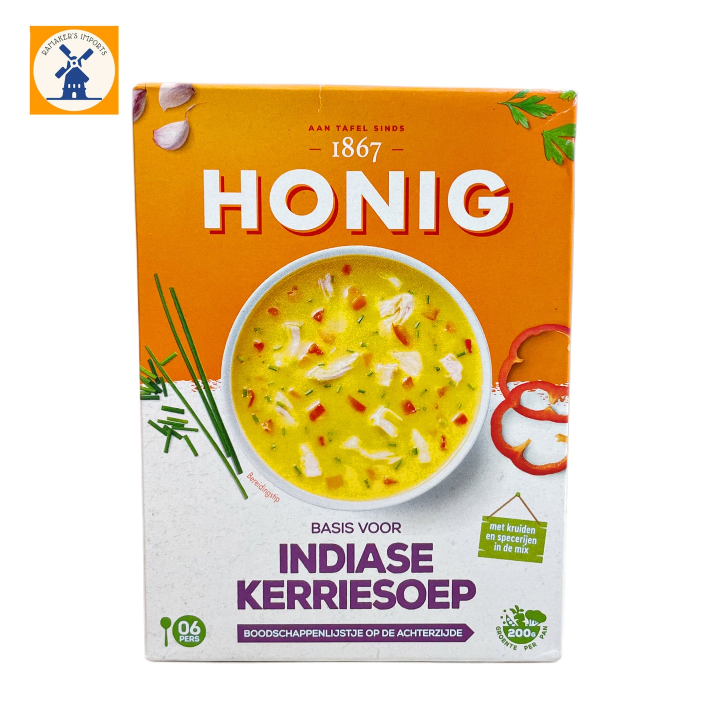 Honig Indiase Kerrie Soup Mix