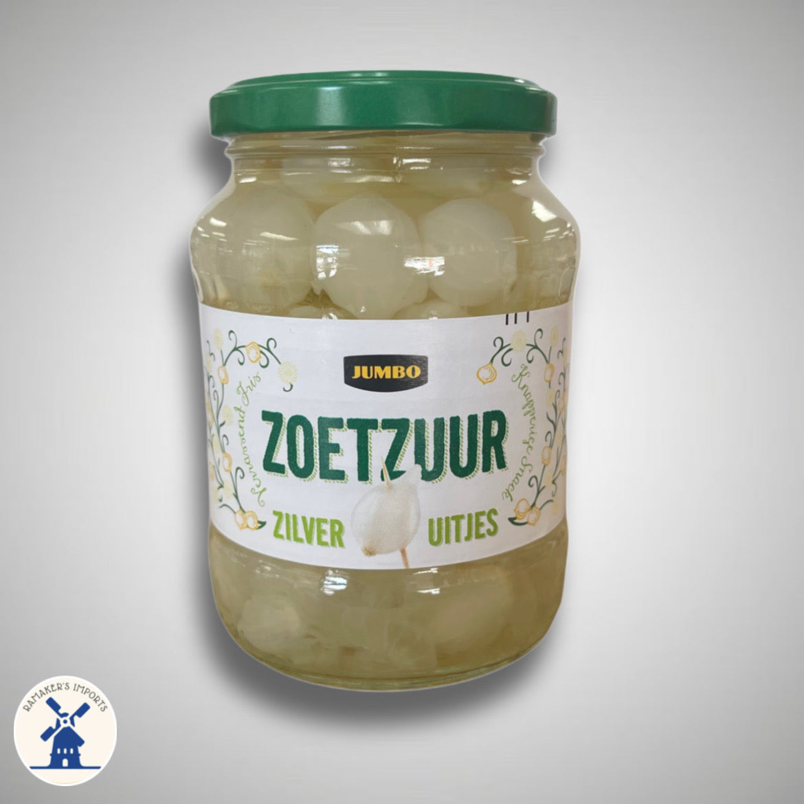 Jumbo Zoet/Zuur Silver Onions