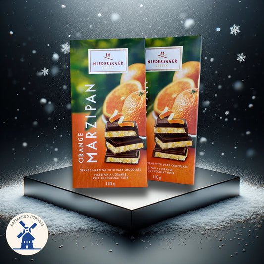 N Orange Marzipan Dark Chocolate Bar