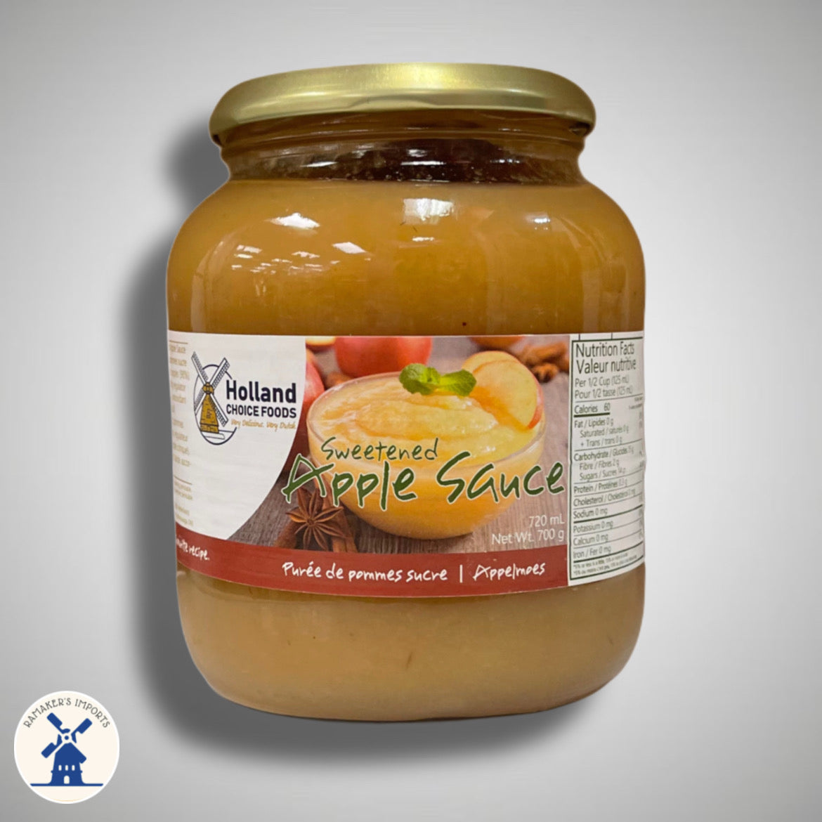 Holland Choice Foods Apple Sauce