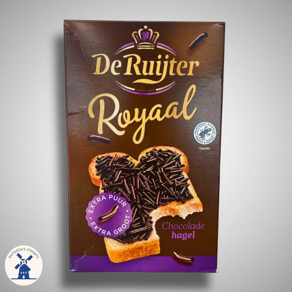 De Ruijter Royal Dark Chocolate Sprinkles (Extra Dark)