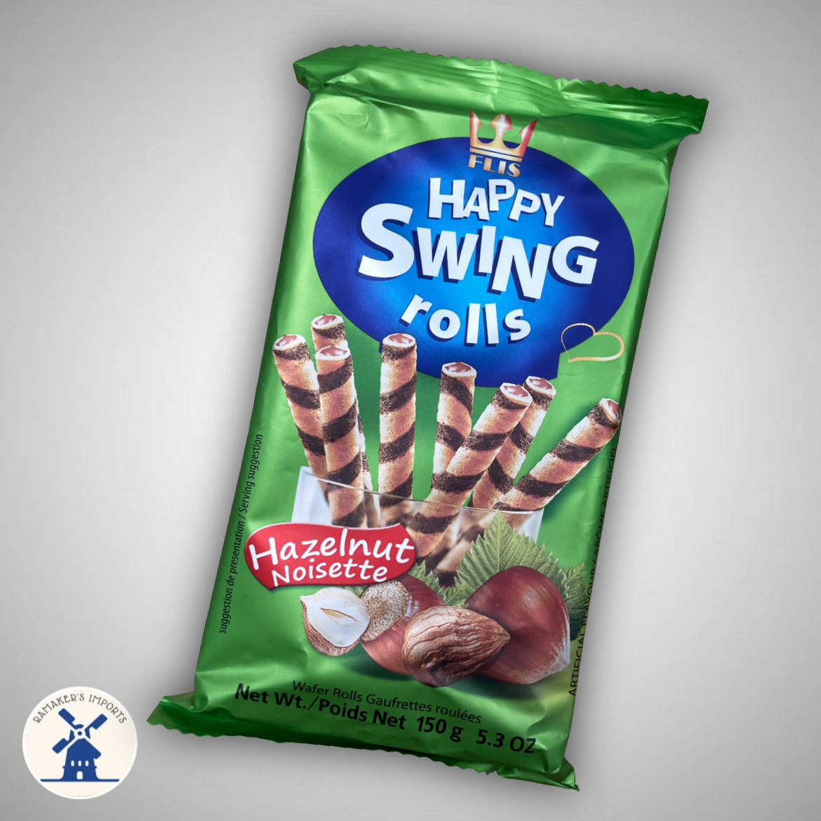 Happy Swing Rolls Hazelnut Flavour