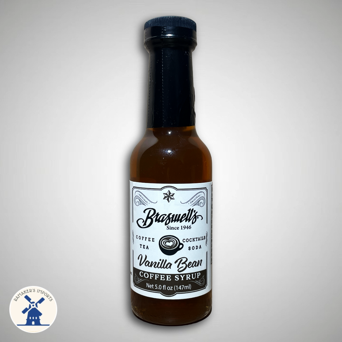 Braswells' Vanilla Bean Coffee Syrup