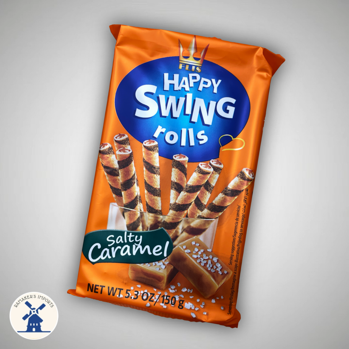 Happy Swing Rolls Salty Caramel Flavour