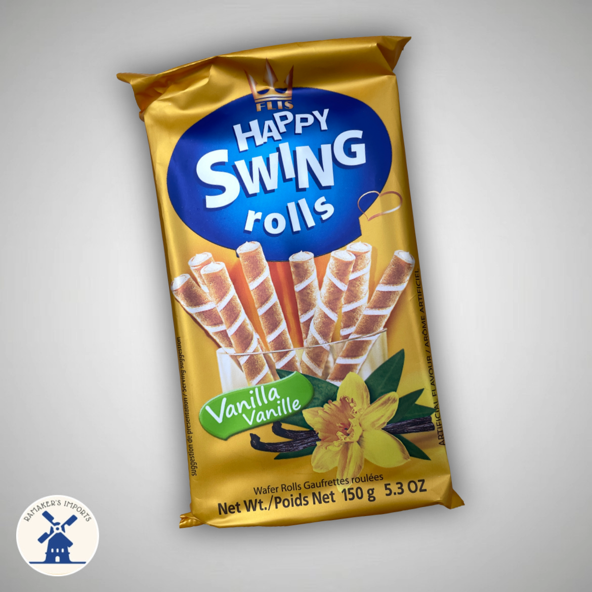 Happy Swing Rolls Vanilla Flavour