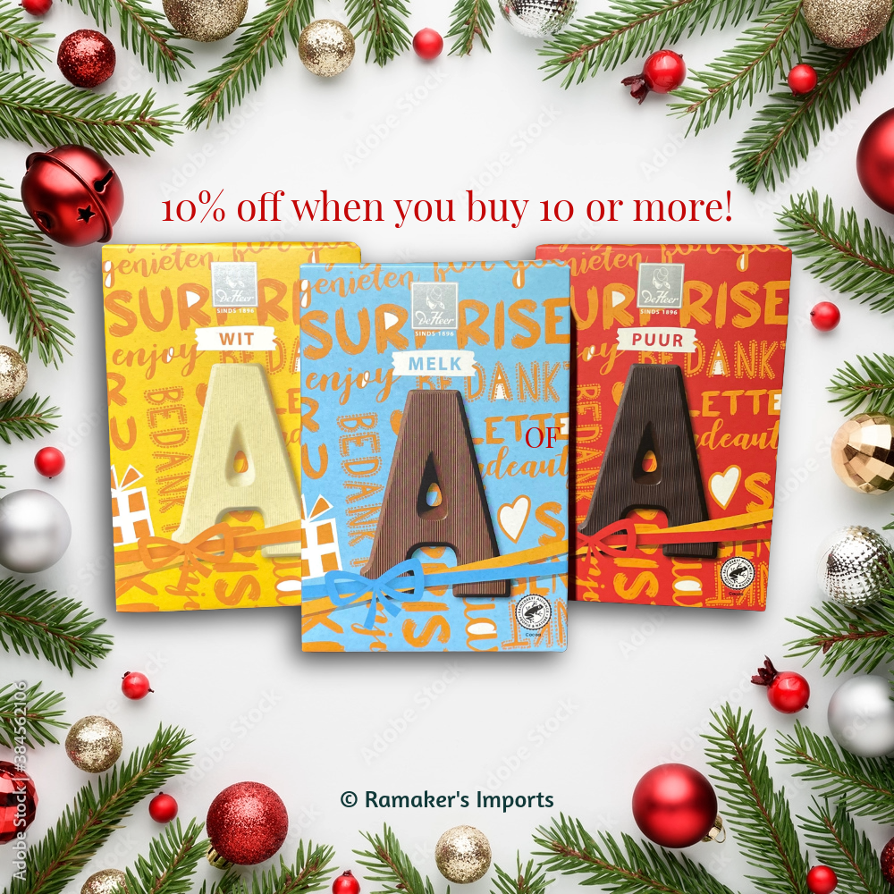 DeHeer Chocolate Letters