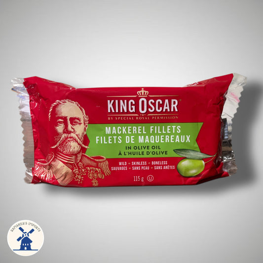 King Oscar Mackerel Fillets in Olive Oil