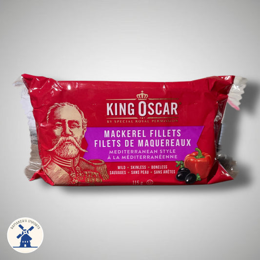 King Oscar Mackerel Fillets Mediterranean Style