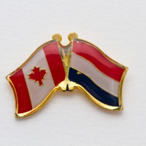 Canada/Dutch Flag Pin