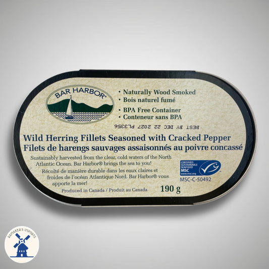 Bar Harbor Wild Herring Fillets w/ Cracked Pepper