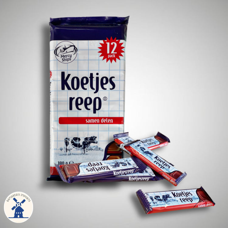 Koetjes Reep Mini Chocolate Bars  8pk