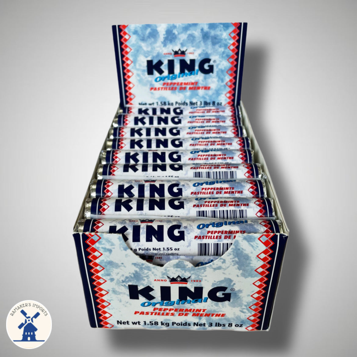 King Peppermint Box (36 rolls)