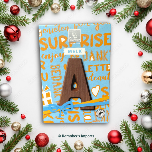 DeHeer Milk Chocolate Letters