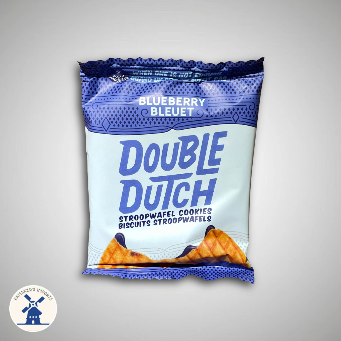 Double Dutch Blueberry Stroopwafel 2-Pack