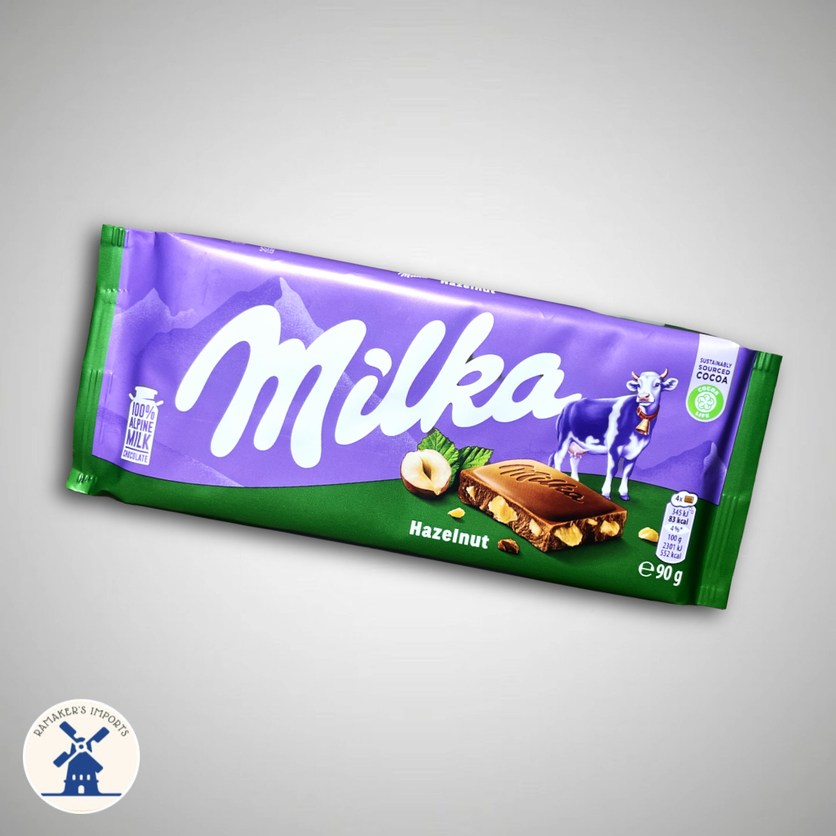 Milka Hazelnut Chocolate Bar