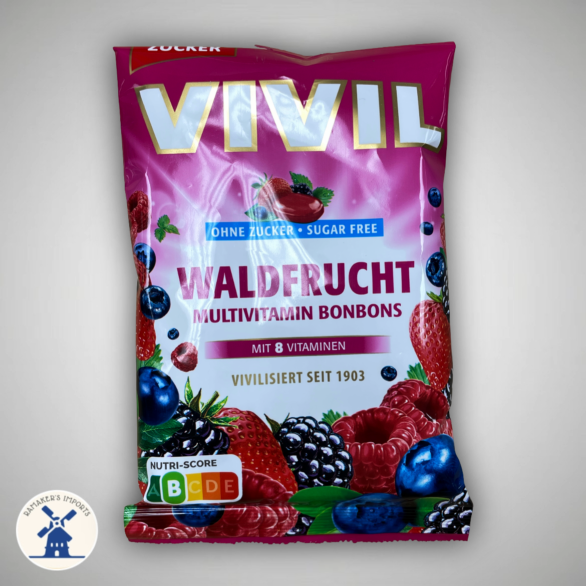 Vivil Sugar Free Forest Fruit Cough Drops