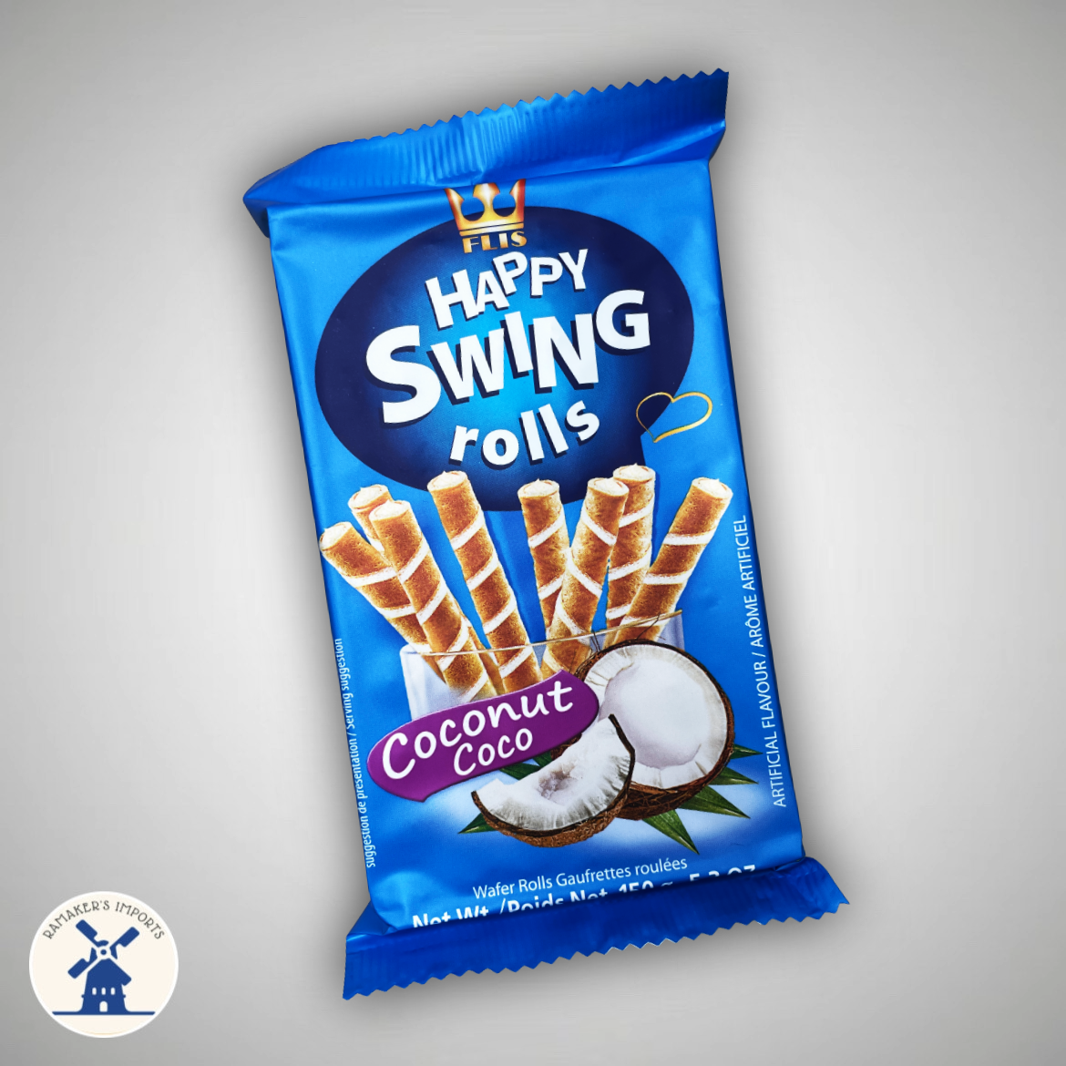 Happy Swing Rolls Coconut Flavour